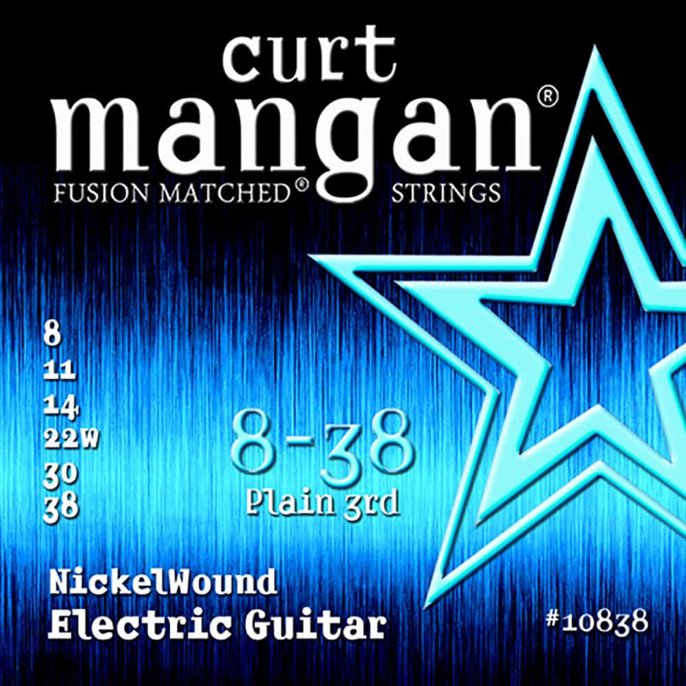 Encordoamento Curt Mangan Guitarra 8-38 Nickelwound - 10838