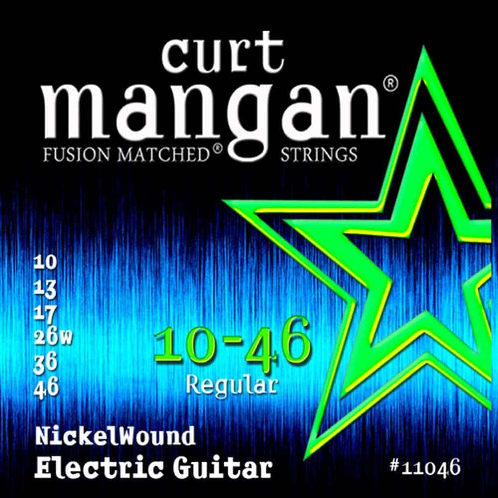 Encordoamento Guitarra Curt Mangan 10-46 NickelWound
