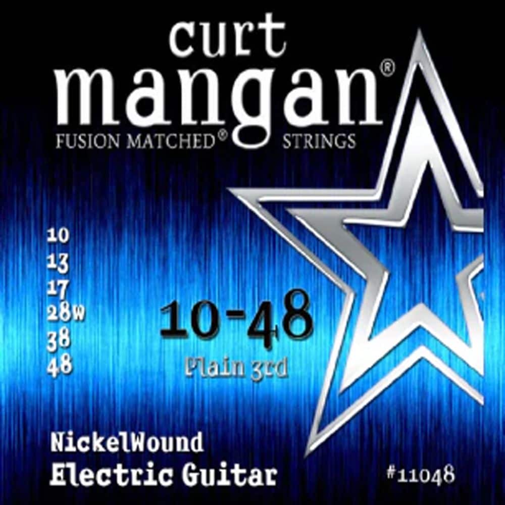 Encordoamento Guitarra Curt Mangan 10-48 NickelWound