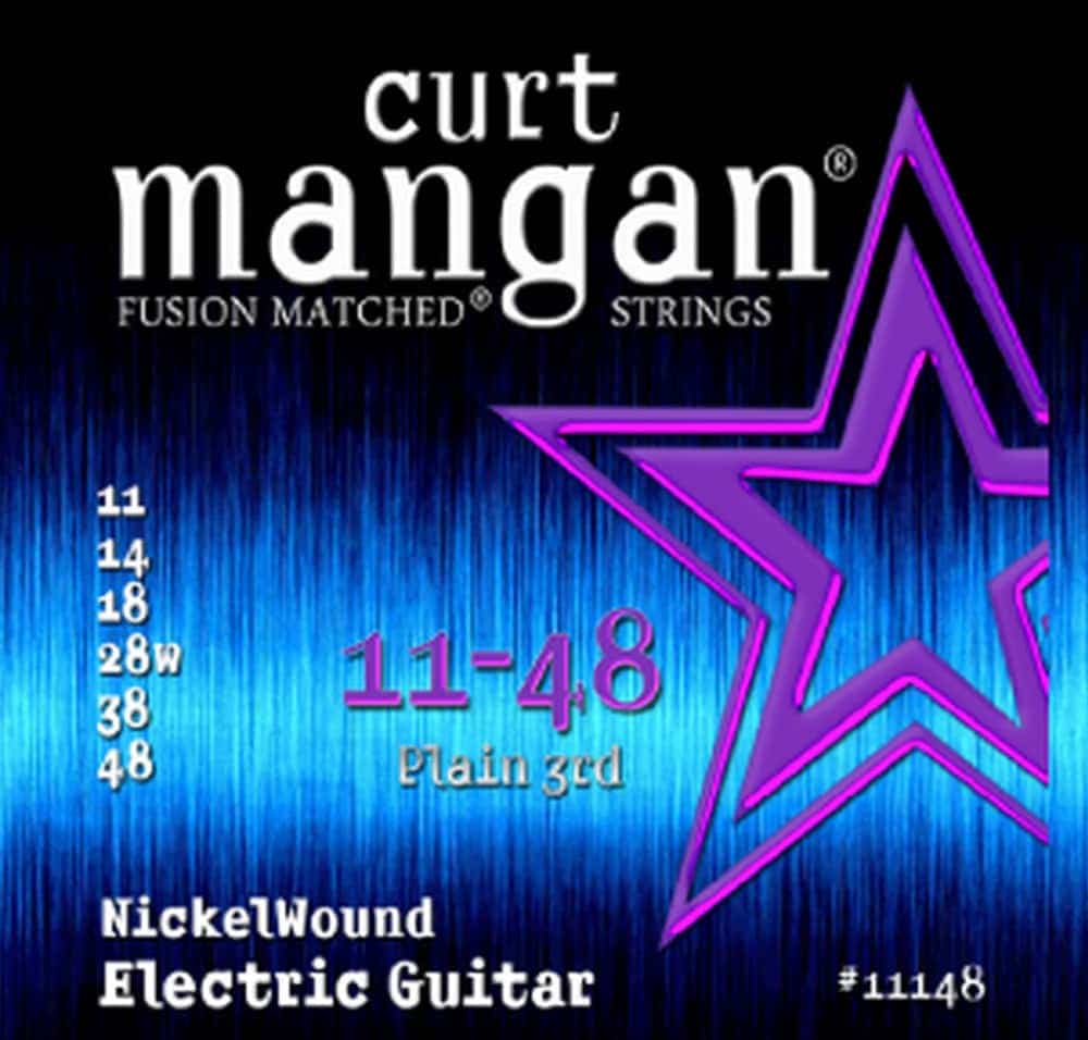Encordoamento Guitarra Curt Mangan 11-48 NickelWound