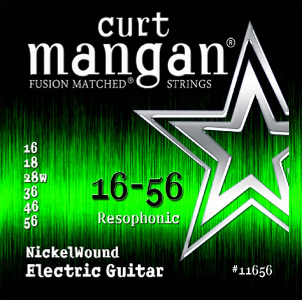 Encordoamento Resonator Curt Mangan 16-56 NickelWound
