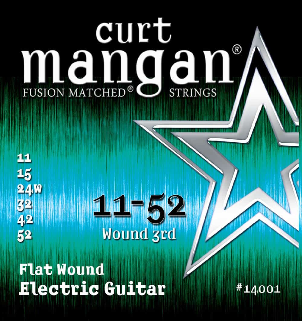 Encordoamento Curt Mangan Guitarra 11-52 FLATWOUND - 14001