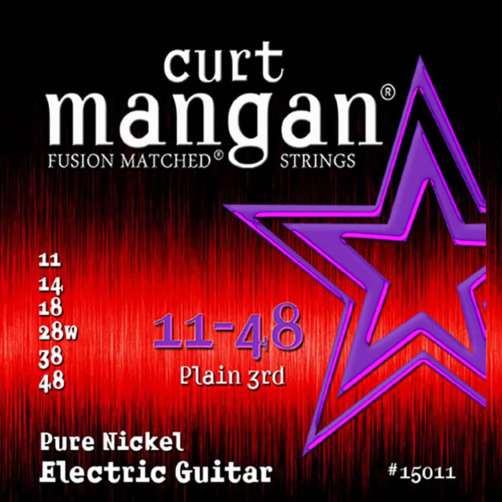 Cordas Curt Mangan 11-48 Pure Nickel - 15011