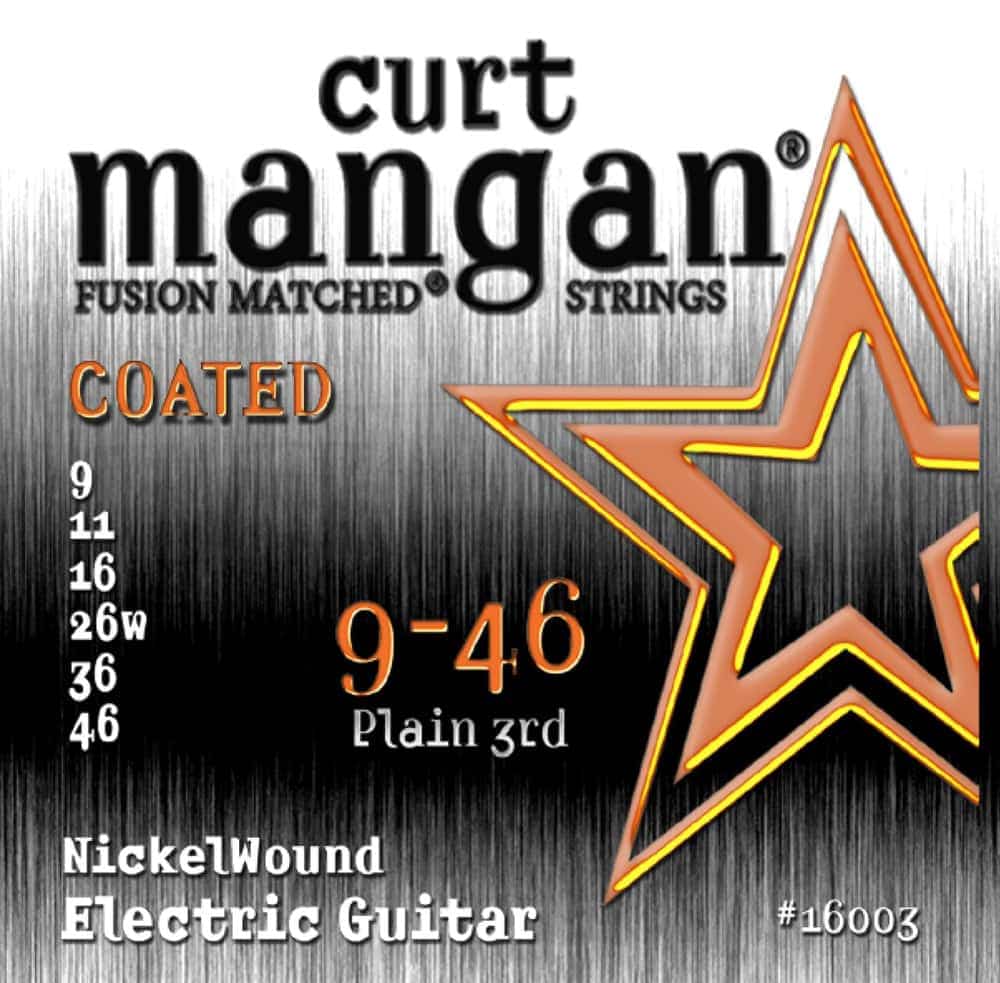 Encordoamento Guitarra Curt Mangan 09-46 Coated