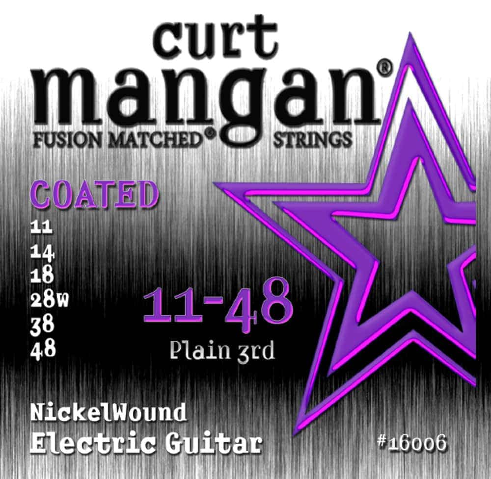 Encordoamento Guitarra Curt Mangan 11-48 Coated