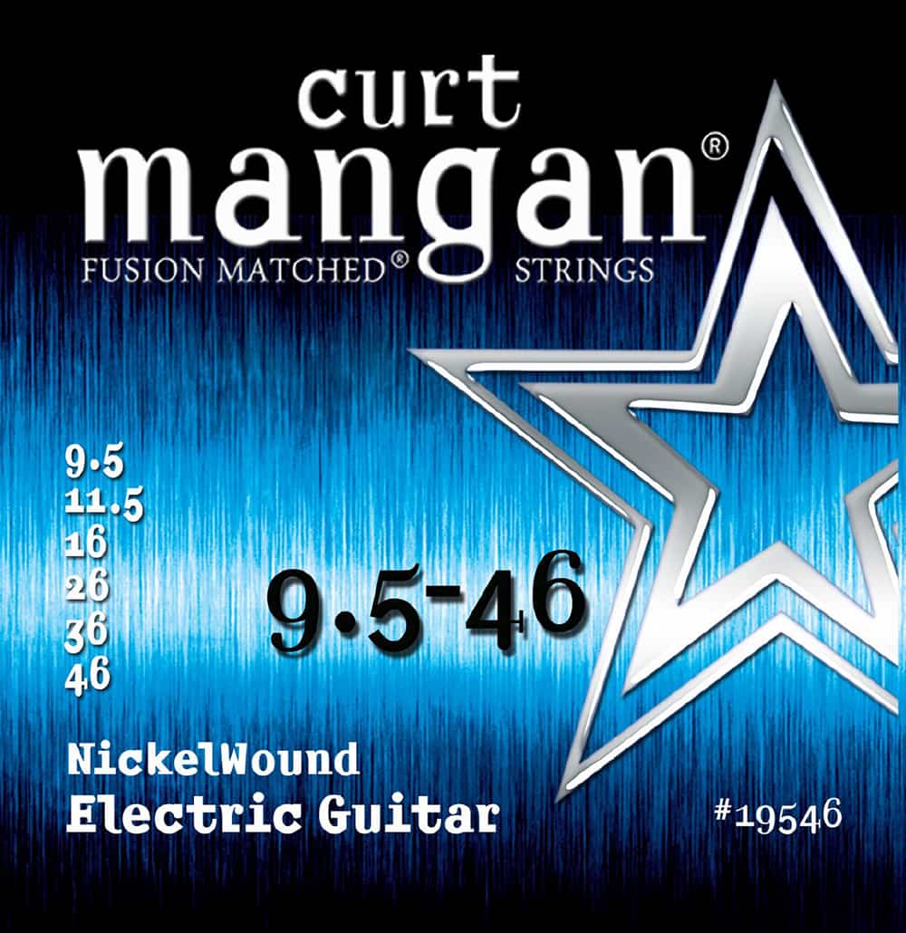 Encordoamento Guitarra Curt Mangan 9.5-46 NickelWound - 19546