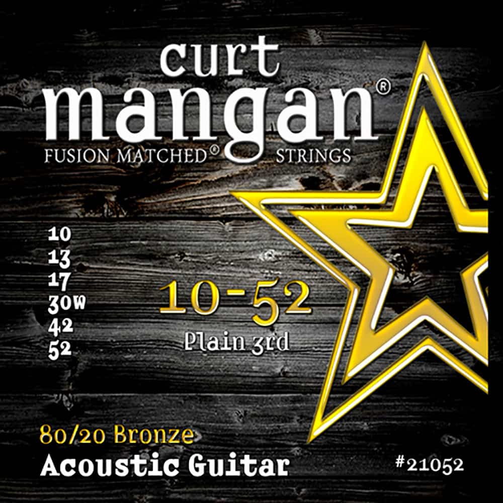 Cordas Violão Aço 80/20 Bronze 10-52 Curt Mangan - 21052