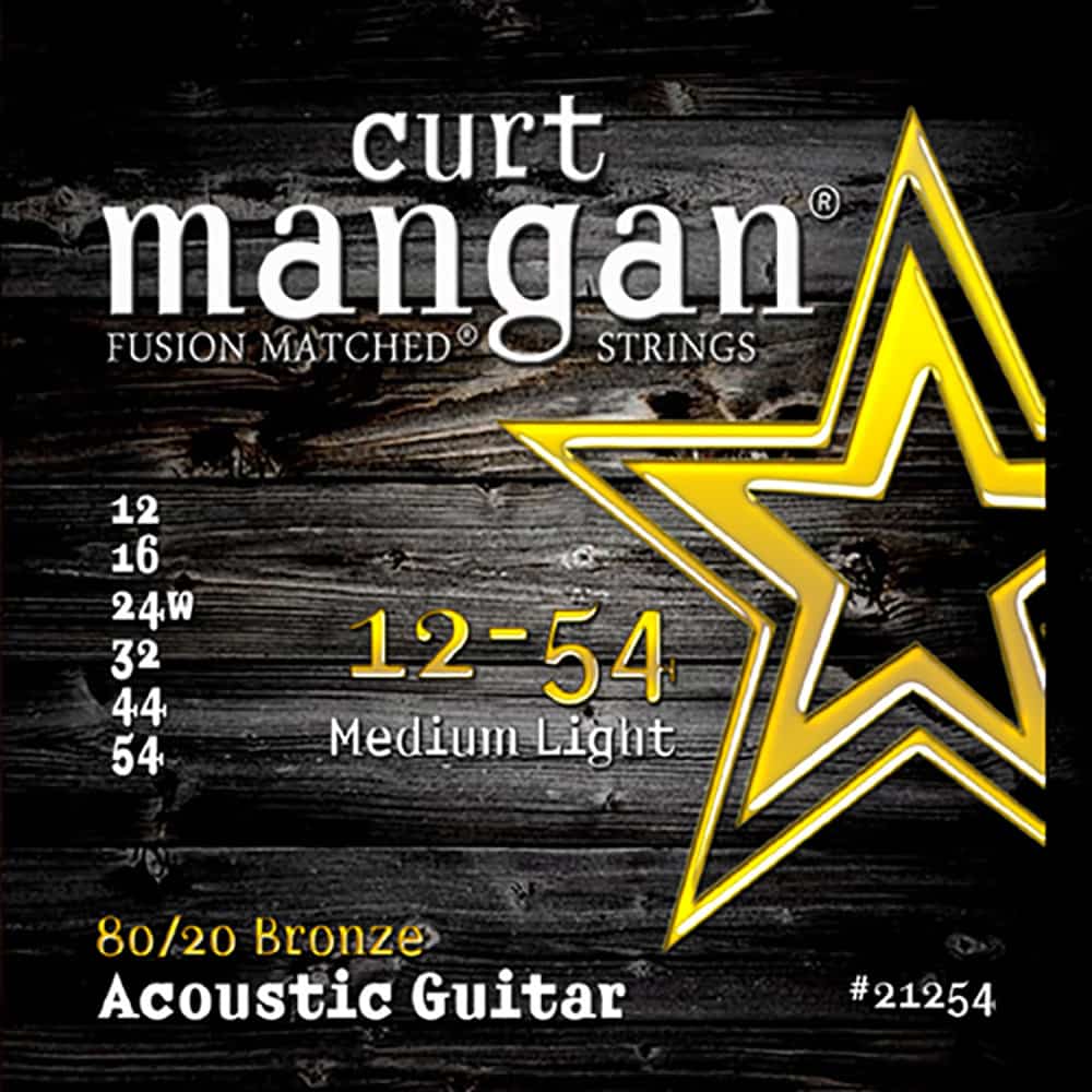 Cordas Violão Aço 80/20 Bronze 12-54 Curt Mangan - 21254
