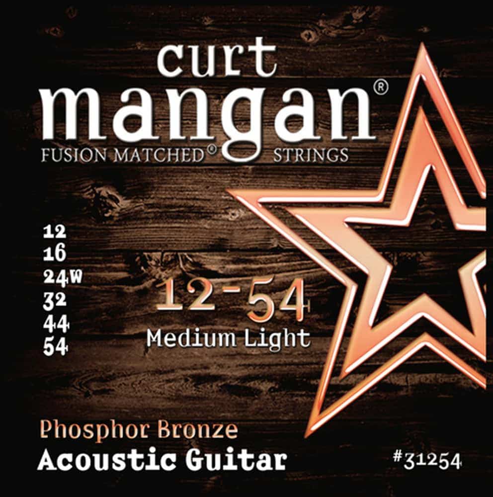Encordoamento Violão Aço Curt Mangan 12-54 Phosphor