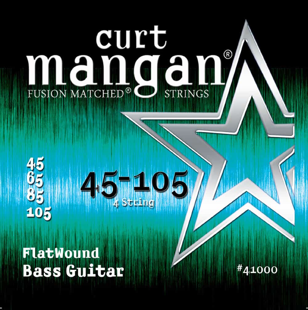 Encordoamento Curt Mangan Baixo 45-105 FLATWOUND - 41000