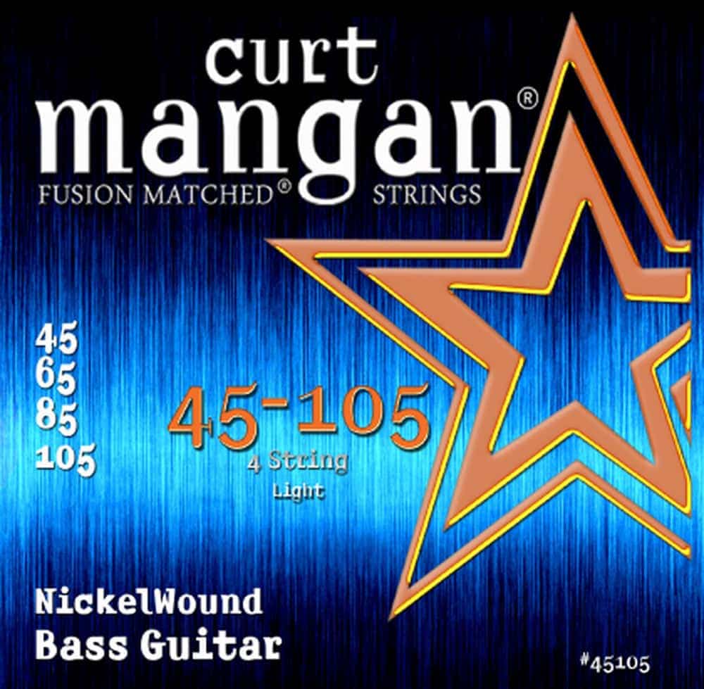 Encordoamento Baixo Curt Mangan 45-105 NickelWound