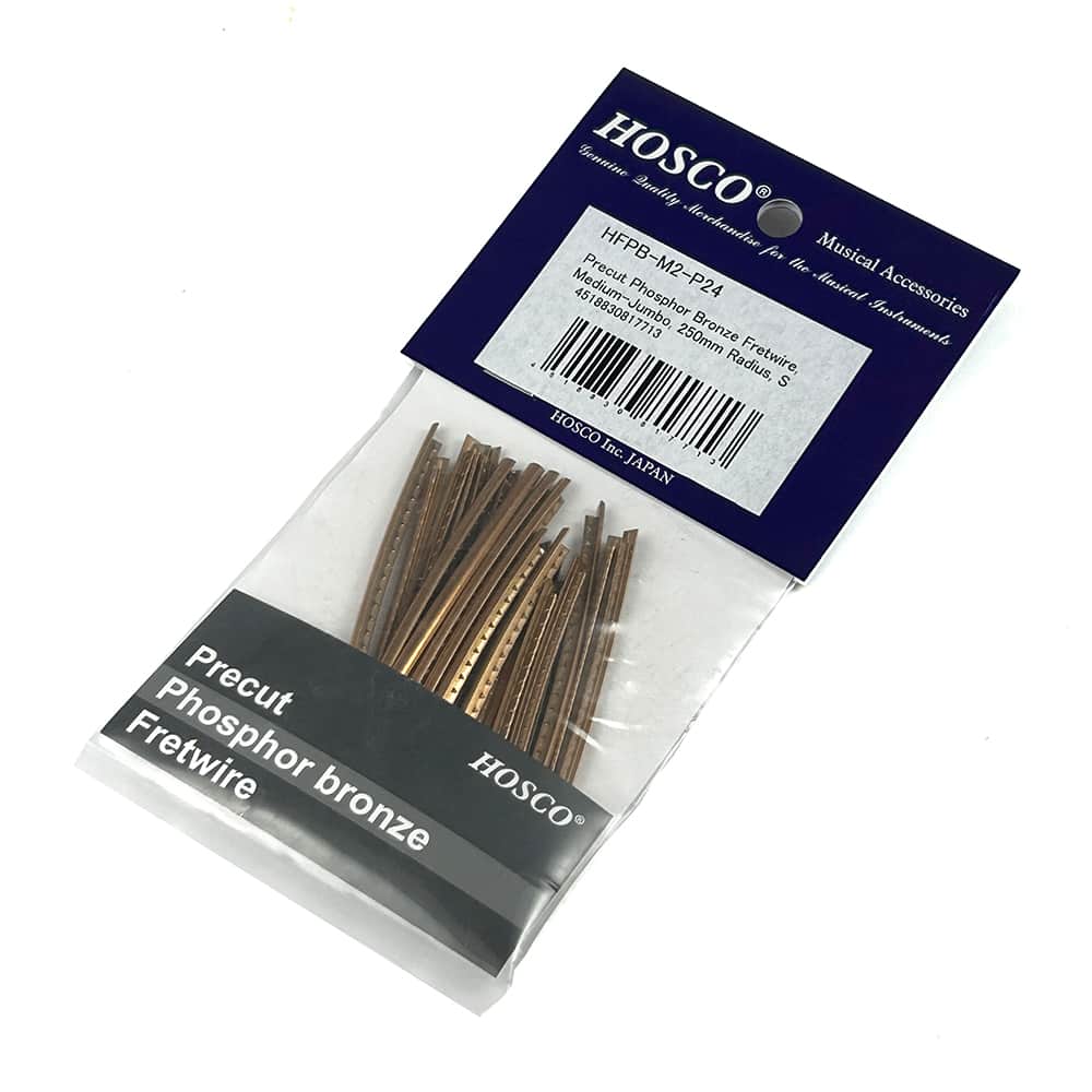 Set 24 trastes Hosco - Phosphor Bronze - HFPB-M2 MEDIO JUMBO