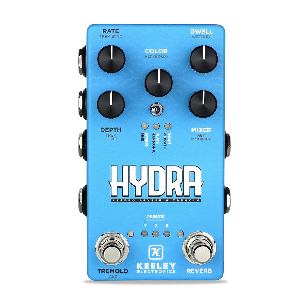 KEELEY HYDRA リバーブ エフェクター Pedal Keeley HYDRA - Estéreo Reverb & Tremolo :: JPM Guitar Shop