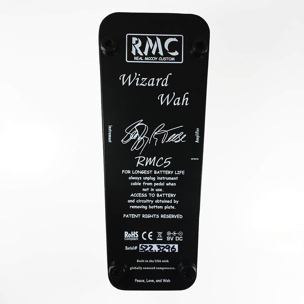 最終値下げREAL MCCOY CUSTOM Wizard Wah RMC5 Real McCoy, RMC 5 wizard wah , black /chrome - Haar Guitars