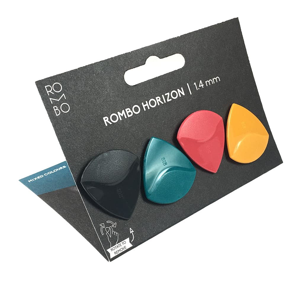 Palhetas Rombo Horizon COLOR - 1.40mm ( Set 4 unid. )