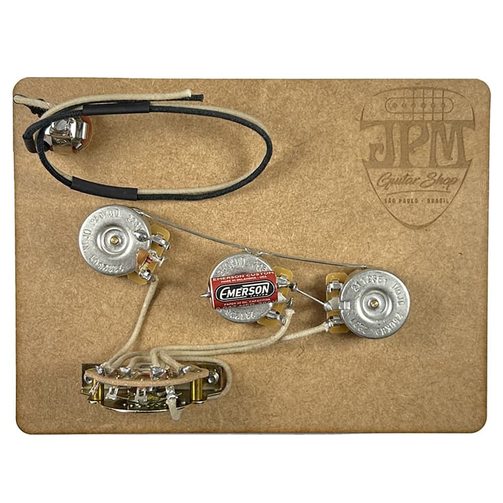 Kit Elétrica Prewired JPM - Stratocaster 250k & .047uF