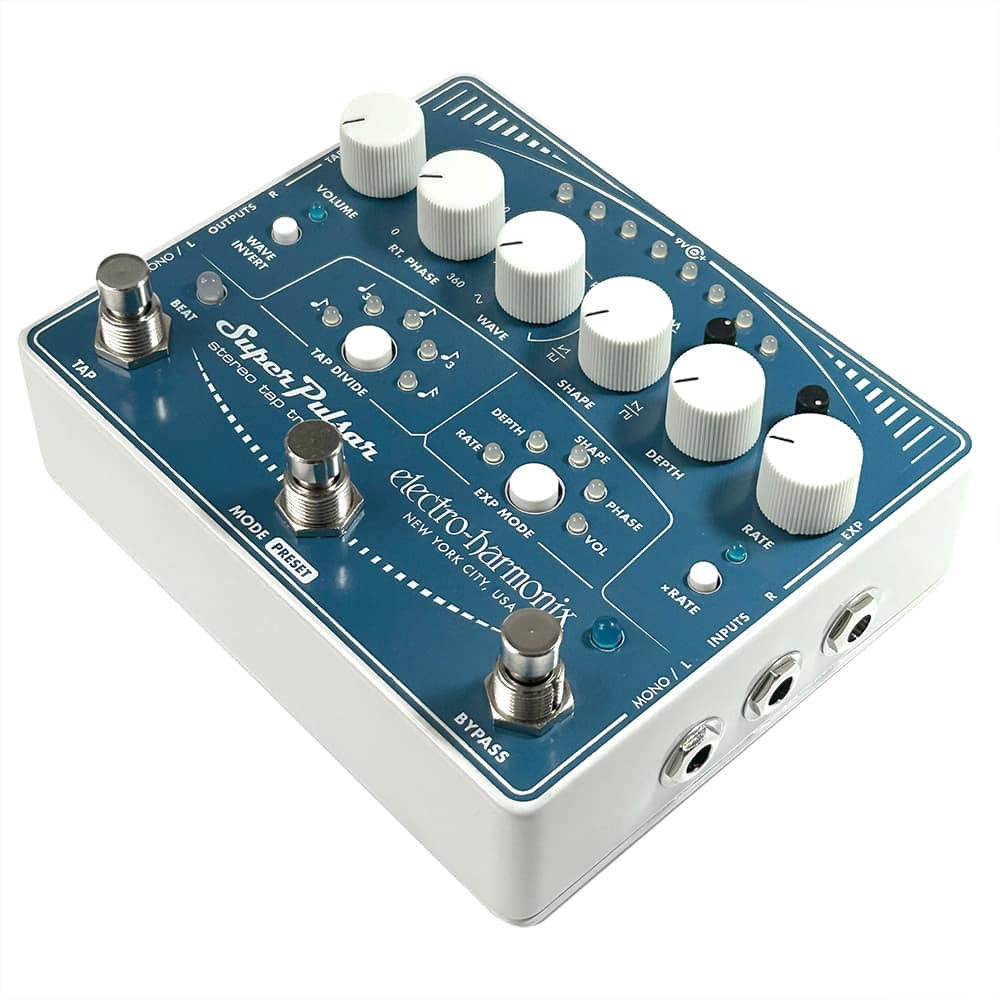 Pedal Super Pulsar – Stereo Tap tremolo – EHX :: JPM Guitar Shop
